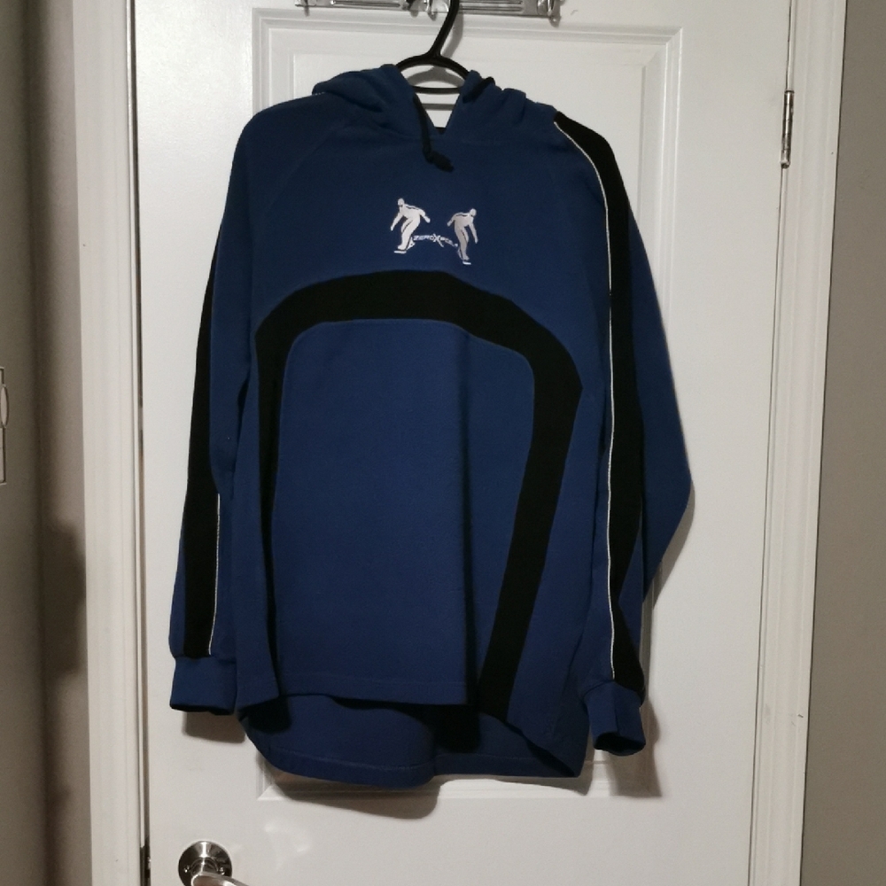 ZeroXposur Blue and Black Men's Sweater